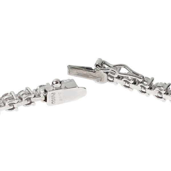 Pt950 ダイヤモンド ブレスレット テニス 3.00ct