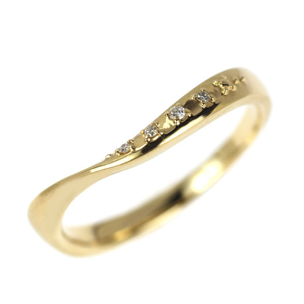 ヴァンドーム青山 K18YG ダイヤモンド リング