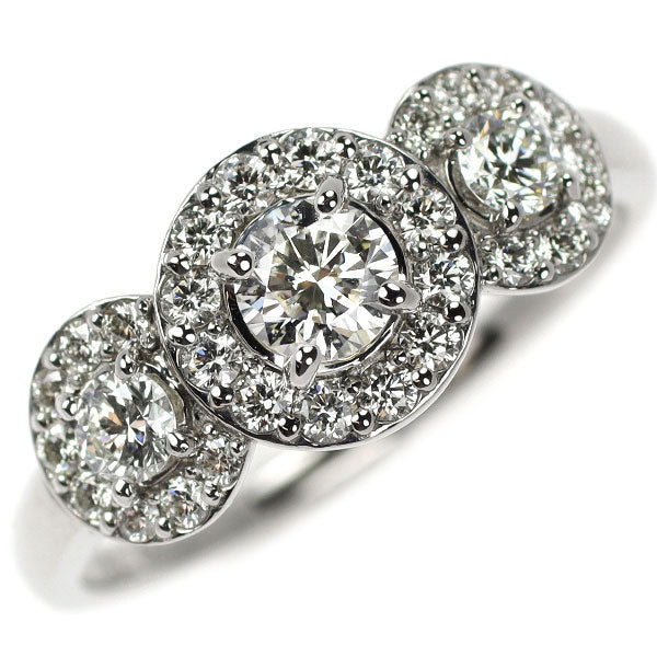 Pt950 ダイヤモンド リング 0.75ct