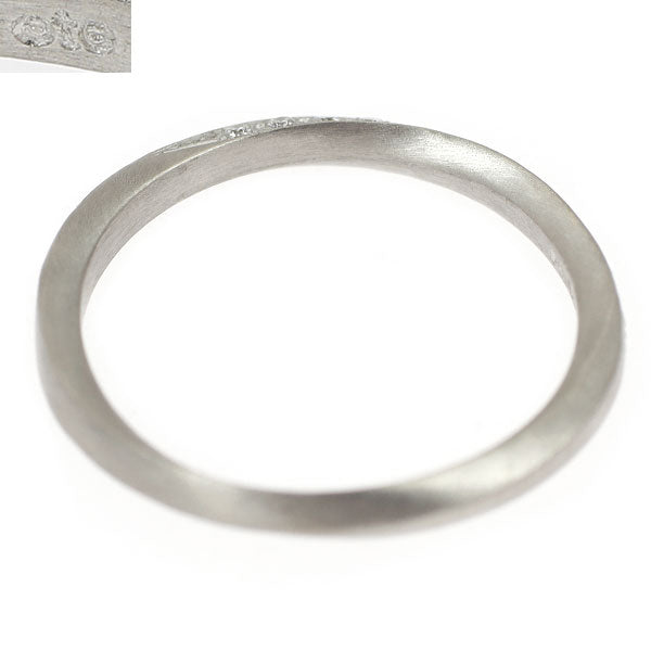 エテ/ete Pt900 ダイヤモンド リング 0.12ct