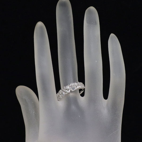 K18WG ダイヤモンド リング 0.85ct