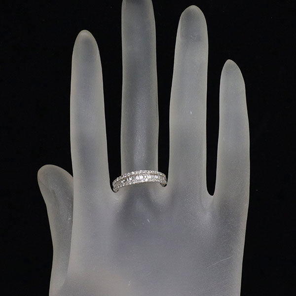 K18WG ダイヤモンド リング 0.50ct