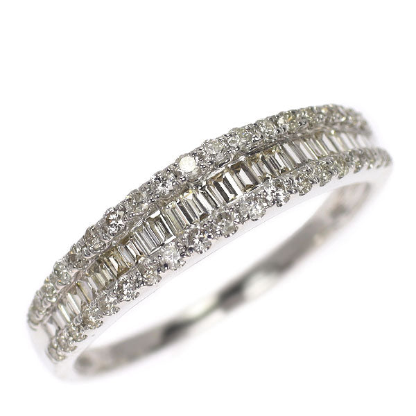 K18WG ダイヤモンド リング 0.50ct