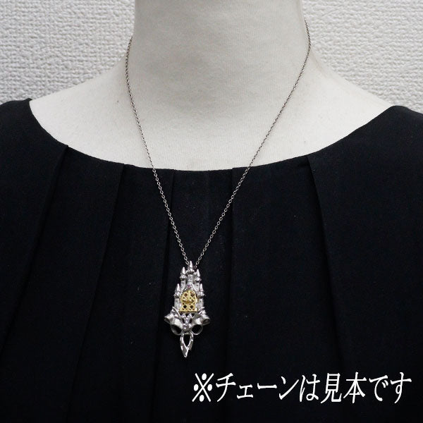 希少 K18YG/Pt900 天然ピンクダイヤモンド ブローチ兼ペンダントトップ 0.21ct D0.13ct