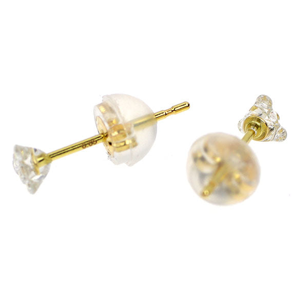 新品 K18YG ダイヤモンド ピアス 0.10ct 【エスコレ】