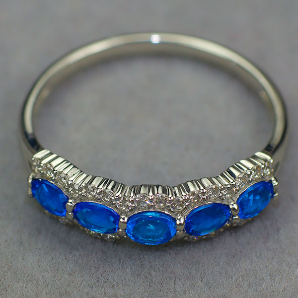新品 Pt900 アウイナイト ダイヤモンド リング 0.39ct 0.19 希少【エスコレ】