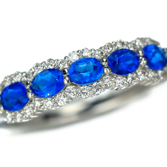 新品 Pt900 アウイナイト ダイヤモンド リング 0.39ct 0.19 希少【エスコレ】