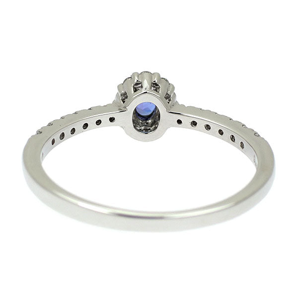 新品 Pt900 ベニトアイト ダイヤモンド リング 0.11ct D0.17ct【エスコレ】