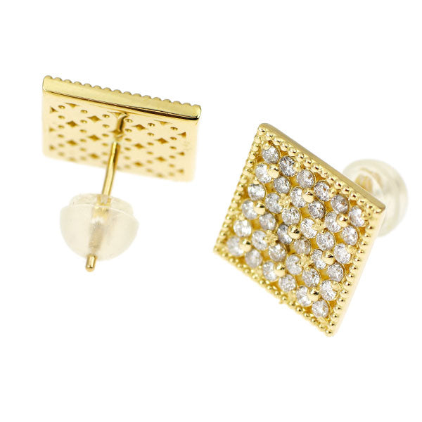 K18YG ダイヤモンド ピアス 0.80ct