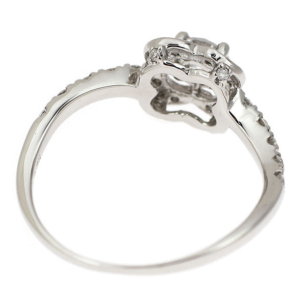 Pt900 ダイヤモンド リング 0.330ct G I1 G D0.25ct