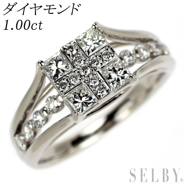 Pt900 ダイヤモンド リング 1.00ct
