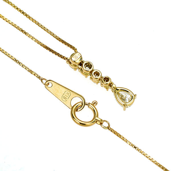 K18YG ダイヤモンド ペンダントネックレス 0.50ct
