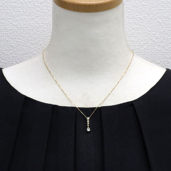 K18YG ダイヤモンド ペンダントネックレス 0.50ct