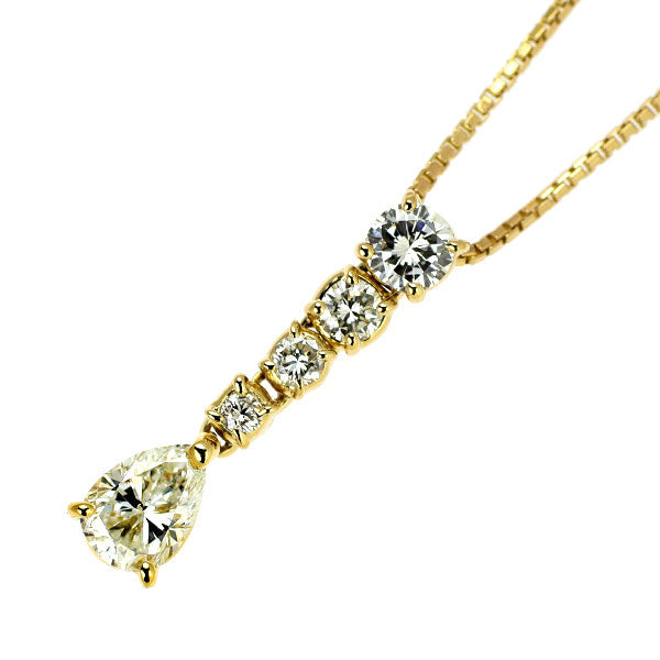 K18YG ダイヤモンド ペンダントネックレス 0.50ct