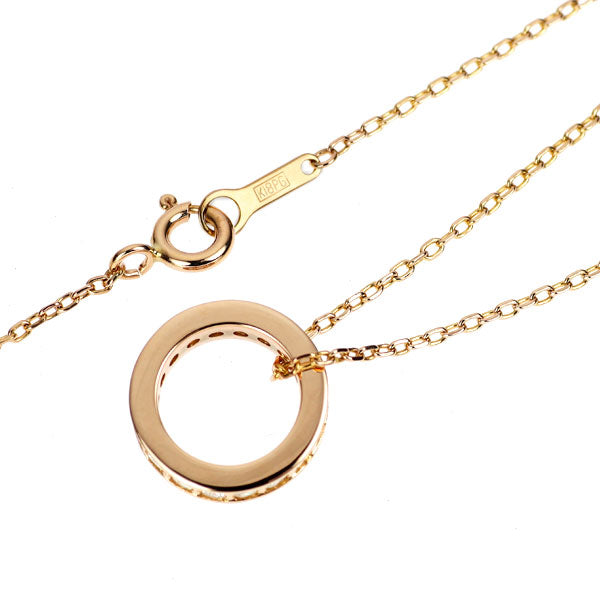 K18PG ダイヤモンド ペンダントネックレス 0.618ct