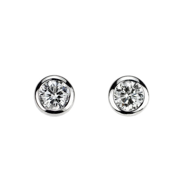 Pt900 ダイヤモンド ピアス 0.20ct