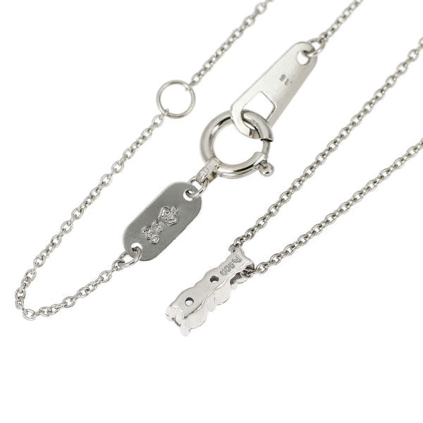 ロイヤルアッシャー Pt900/ Pt850 ダイヤモンド ペンダントネックレス 0.15ct