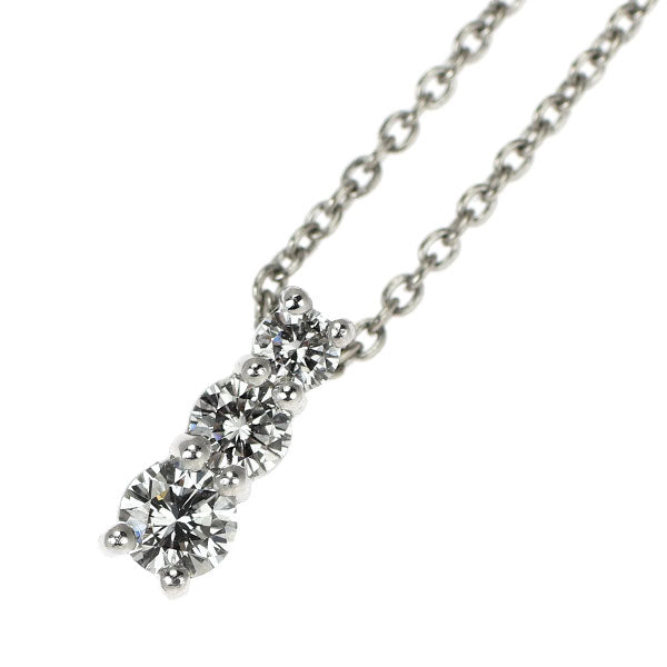 ロイヤルアッシャー Pt900/ Pt850 ダイヤモンド ペンダントネックレス 0.15ct