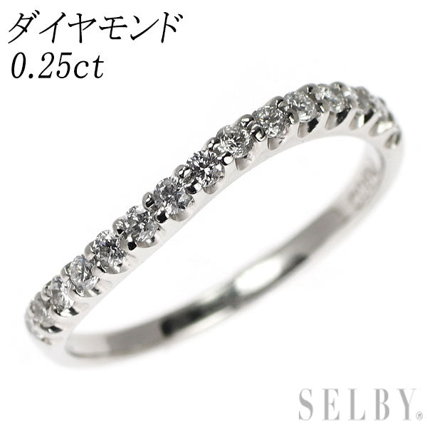 Pt900 ダイヤモンド リング 0.25ct