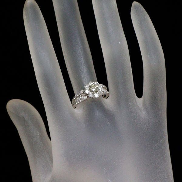 Pt900 ダイヤモンド リング 0.521ct D1.18ct