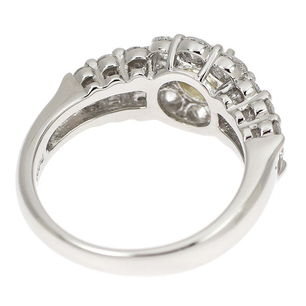 Pt900 ダイヤモンド リング 0.521ct D1.18ct