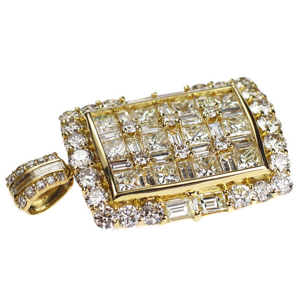 ゆきざき K18YG ダイヤモンド ペンダントトップ 3.00ct レガリア
