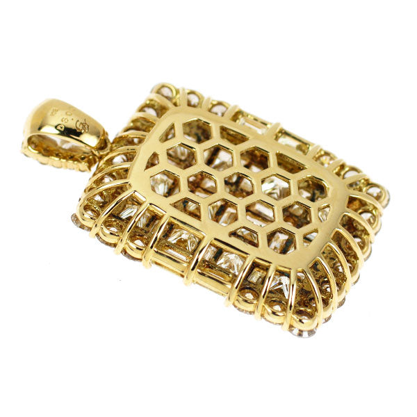 ゆきざき K18YG ダイヤモンド ペンダントトップ 3.00ct レガリア