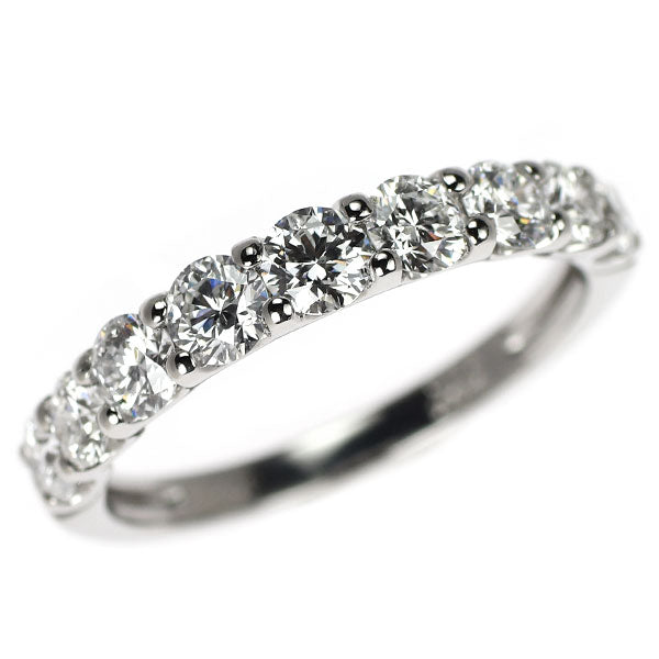 Pt900 H&C ダイヤモンド リング 1.00ct ハーフエタニティ