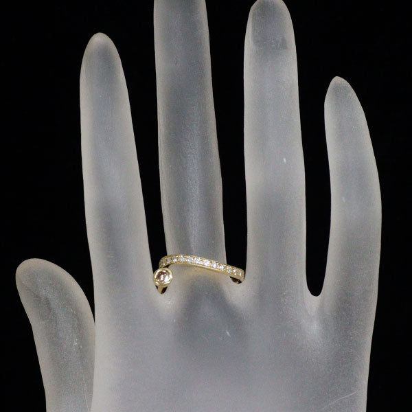 K18YG ダイヤモンド リング 0.18ct D0.23ct