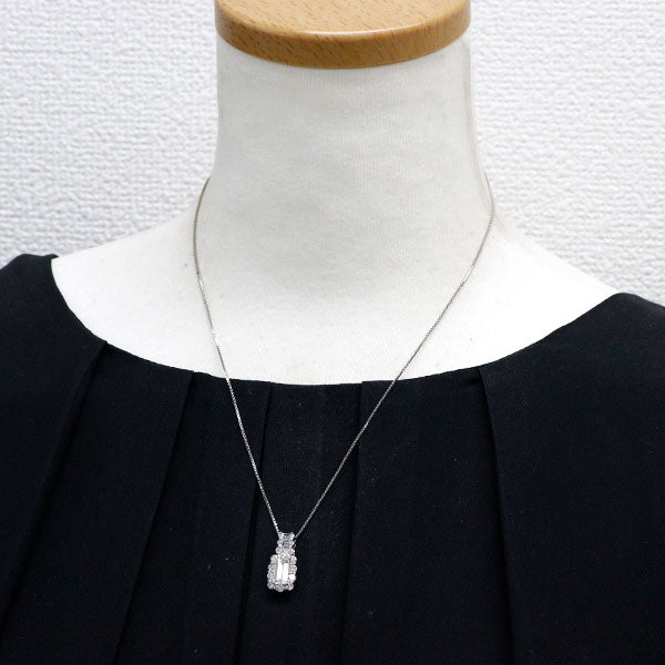Pt900/ Pt850 ダイヤモンド ペンダントネックレス 1.250ct M SI1 D1.17ct