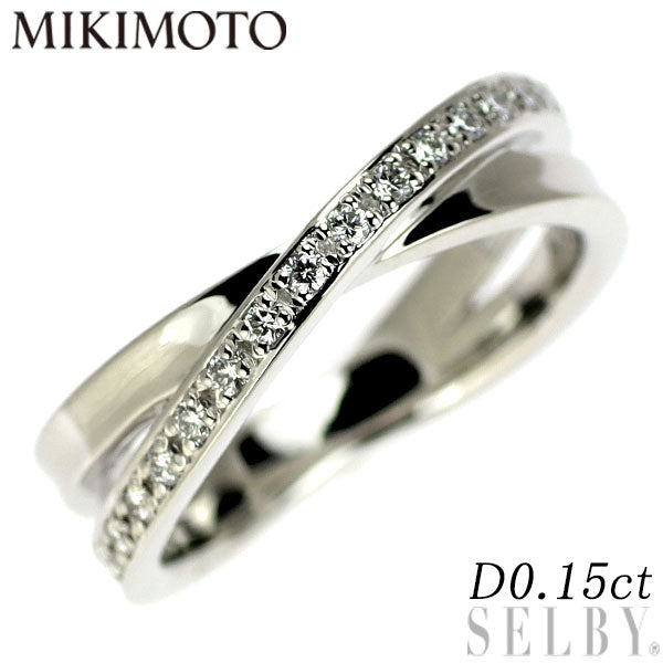 ミキモト Pt950 ダイヤモンド リング 0.15ct