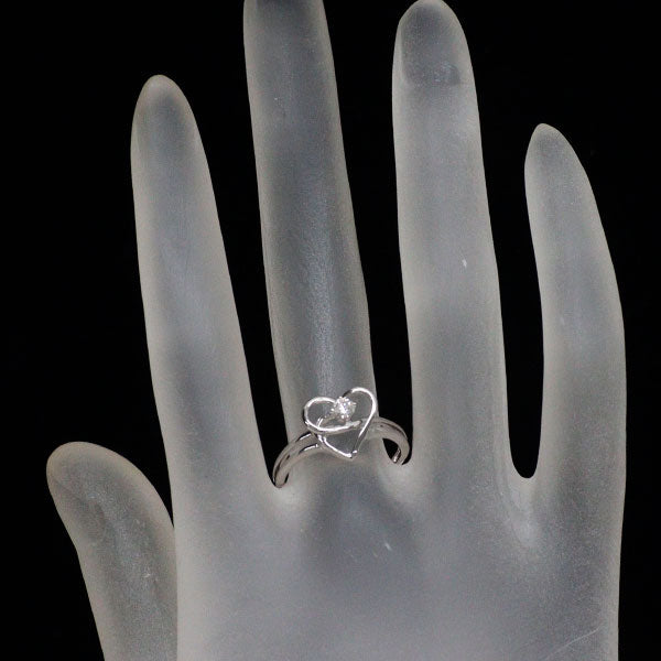K18WG ダイヤモンド リング 0.10ct