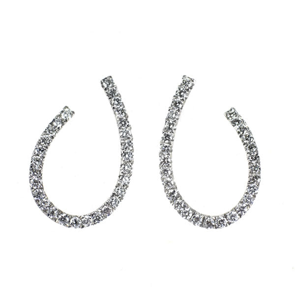 K18WG ダイヤモンド ピアス 0.52ct