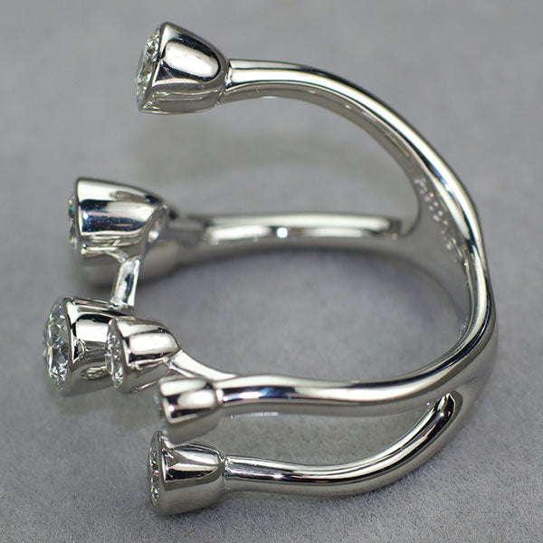 Tomoko Kodera Pt900 Diamond Ring D1.97ct Counting the Stars