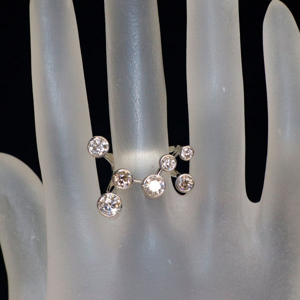 Tomoko Kodera Pt900 Diamond Ring D1.97ct Counting the Stars