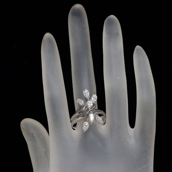 カシケイ Pt950 マーキス ダイヤモンド リング 2.00ct