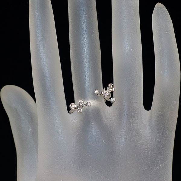 小寺智子 Pt900 ダイヤモンド リング D0.20ct 春が動き出す