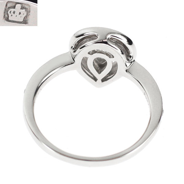 Royal Asscher Pt950 Diamond Ring 0.509ct E VS1 D0.60ct