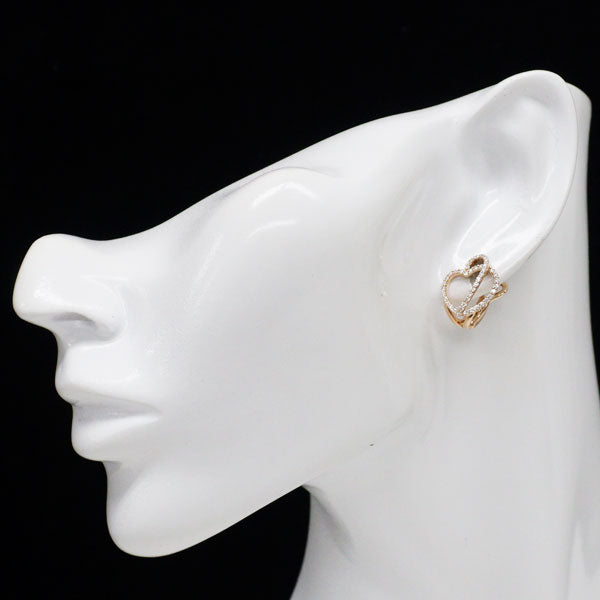 クリヴェリ/CRIVELLI K18PG ダイヤモンド ピアス 0.52ct ハート