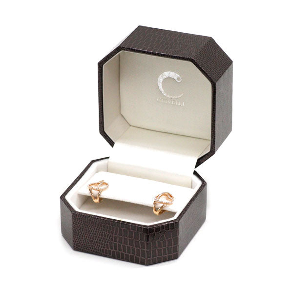 クリヴェリ/CRIVELLI K18PG ダイヤモンド ピアス 0.52ct ハート