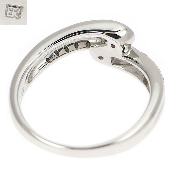 ブルーリバー Pt900 ダイヤモンド リング 0.31ct D0.07ct