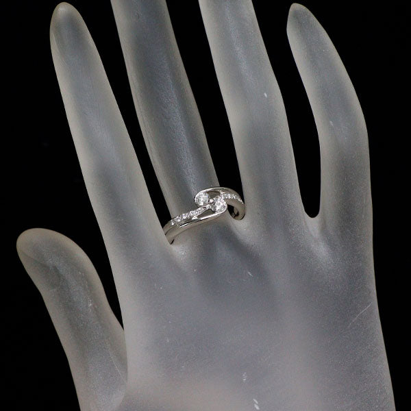 ブルーリバー Pt900 ダイヤモンド リング 0.31ct D0.07ct