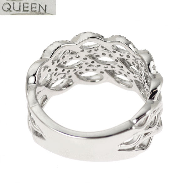 クイーン/Queen K18WG ダイヤモンド リング 0.70ct