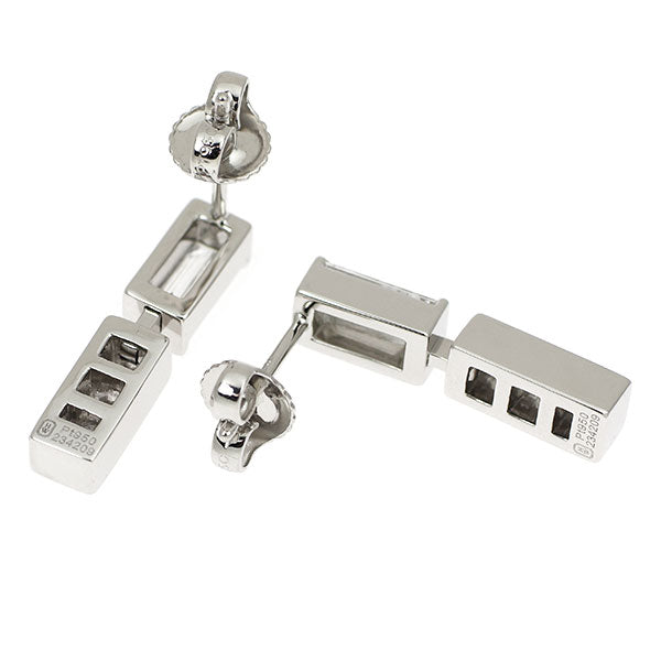 ハリーウィンストン Pt950 ダイヤモンド ピアス トラフィック ミニ 《セルビー銀座店》【中古】