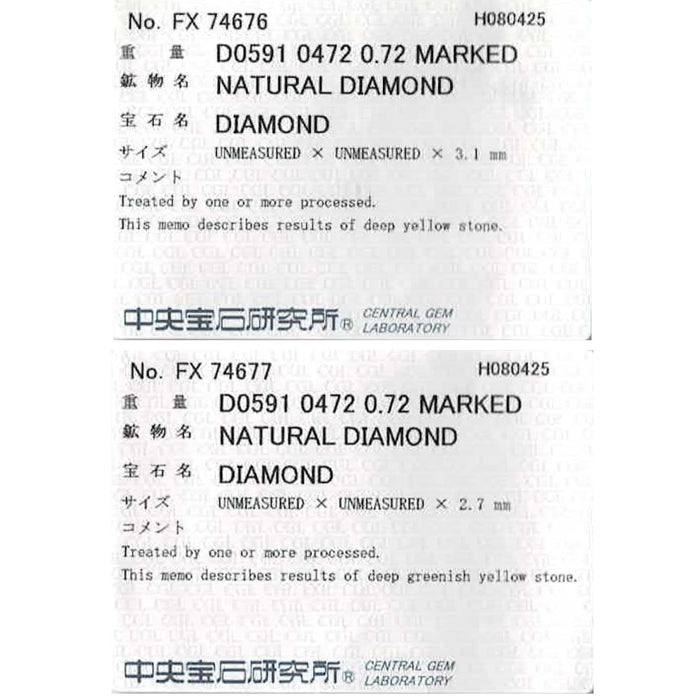K18YG ペアシェイプ  天然トリートイエローダイヤモンド リング 1.063ct D0.72ct