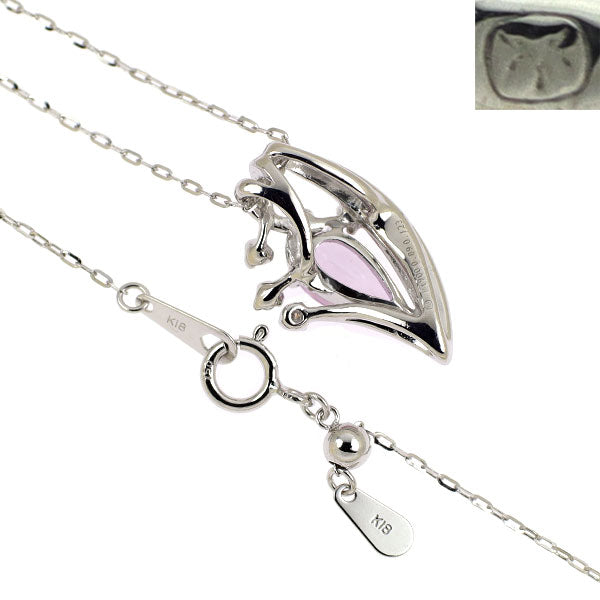 山本真理 Pt900/ K18WG インペリアルトパーズ ダイヤモンド ペンダントネックレス 0.89ct D0.123ct チェーン社外
