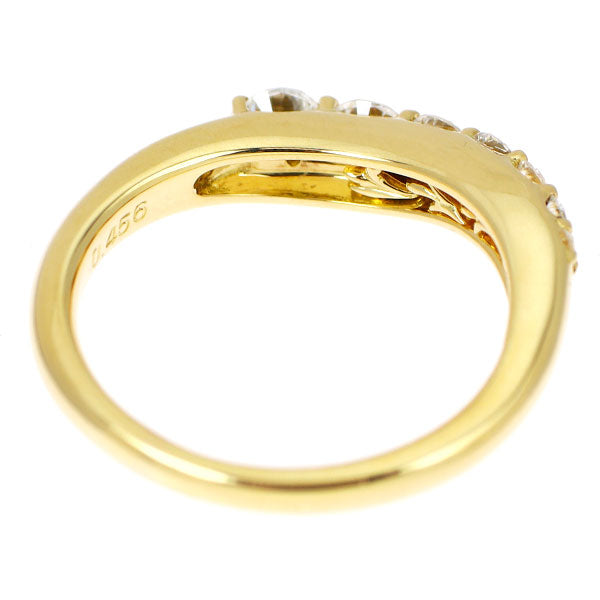 K18YG ダイヤモンド リング 0.456ct
