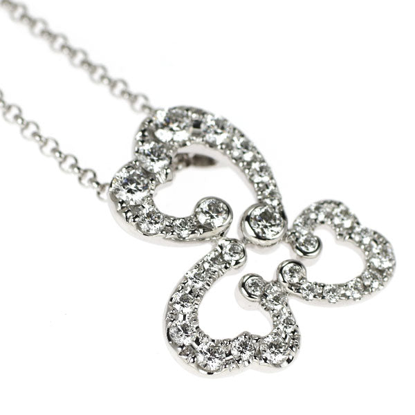 ラザールキャプラン K18WG H&C ダイヤモンド ペンダントネックレス 0.50ct