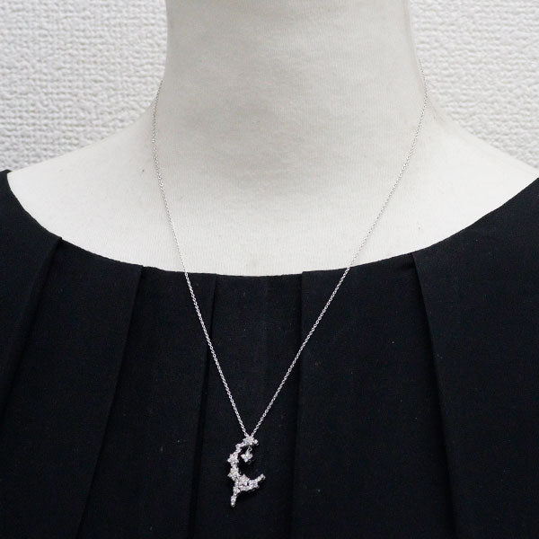 K18WG ダイヤモンド ペンダントネックレス 0.58ct