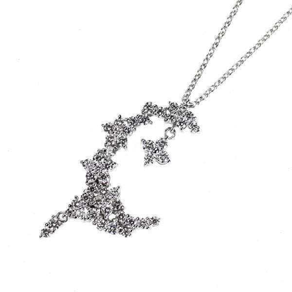 K18WG ダイヤモンド ペンダントネックレス 0.58ct